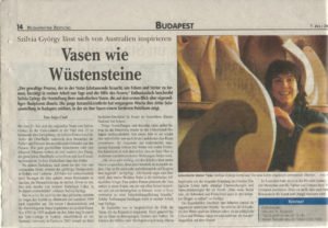 Profiled in the Budapest Zeitung in 2003