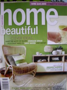 Included on the cover of Australian Home Beautiful, March 2007