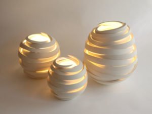 lights from 'Deconstructed' Series by Szilvia György