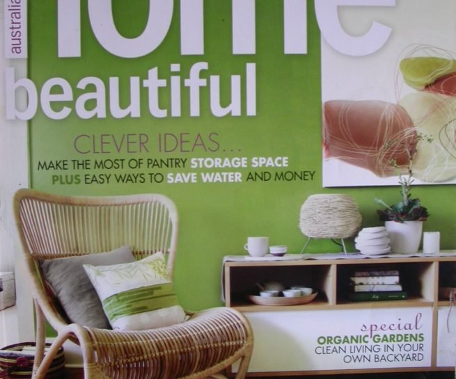 Szilvia Gyorgy on front cover Home Beautiful Cover 0703