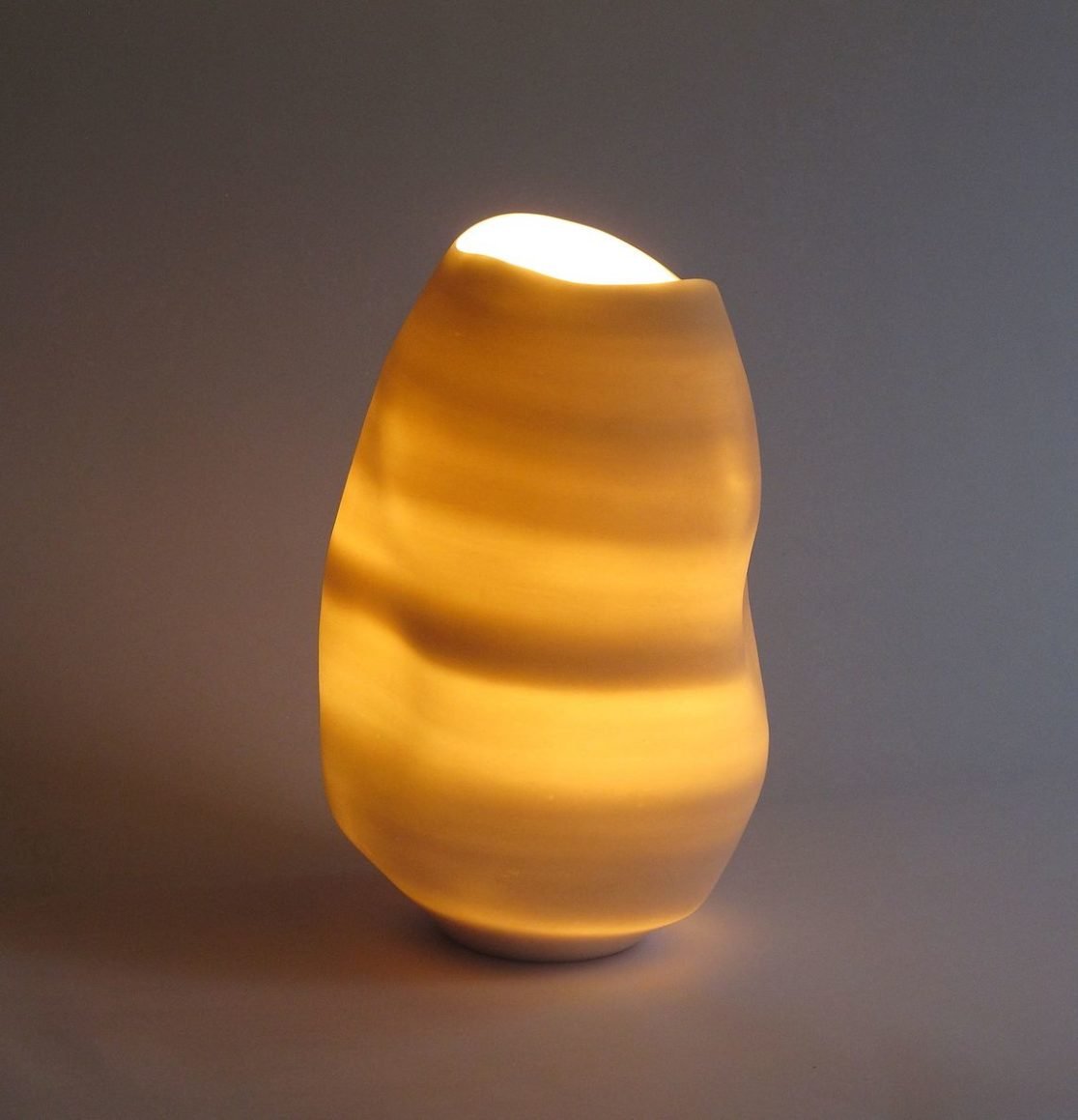 Dint 59 - Still Light, porcelain light fitting by Szilvia György