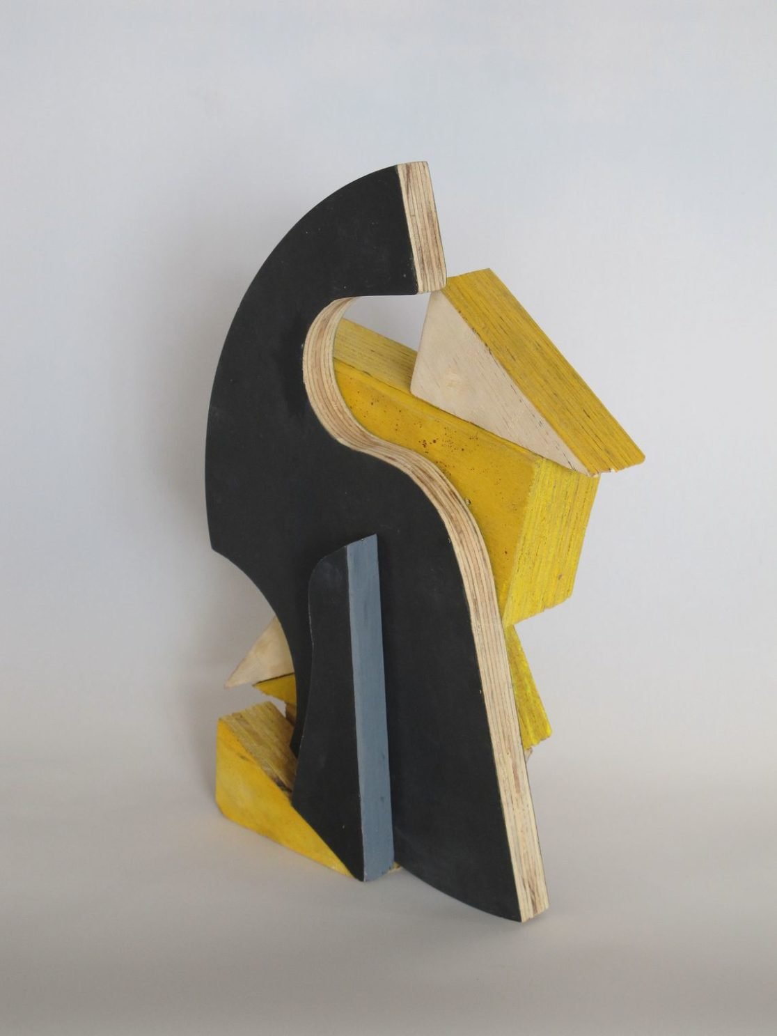 Golden Pigeon, with James McCallum, 28 x 19 x 9 cm, timber, paint