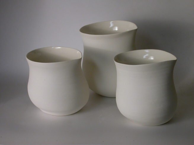 Off-Center Jugs by Szilvia György