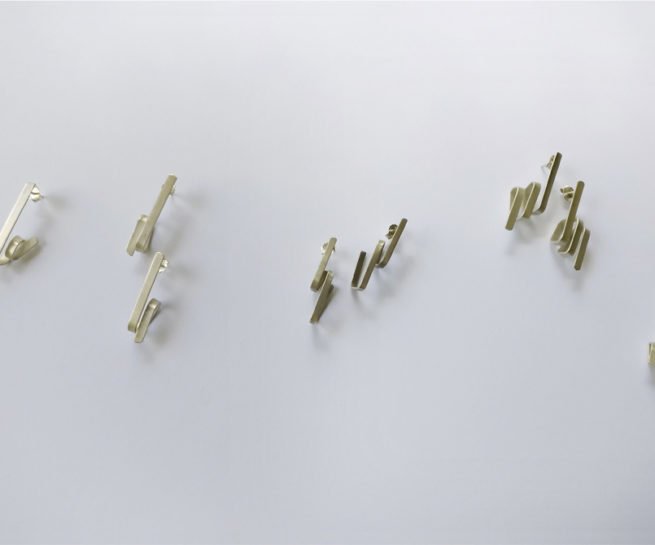 Szilvia Gyorgy's Earrings on display at Studio 20/17