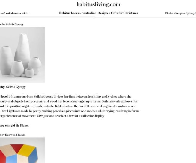 Dint by Szilvia Gyorgy featured in Habitus Loves...